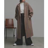 【2025AW新作】フェイクウールロングチェスターコート | ad thie | 詳細画像46 