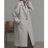 アイボリー | 【2025AW新作】フェイクウールロングチェスターコート | ad thie