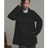 【2025AW新作】フェイクウールショートトレンチコート | ad thie | 詳細画像17 