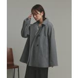 【2025AW新作】フェイクウールショートトレンチコート | ad thie | 詳細画像22 