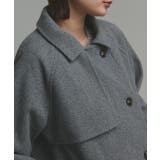 【2025AW新作】フェイクウールショートトレンチコート | ad thie | 詳細画像24 