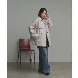 【2025AW新作】フェイクウールショートトレンチコート | ad thie | 詳細画像3 