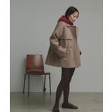 【2025AW新作】フェイクウールショートトレンチコート | ad thie | 詳細画像30 