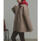 【2025AW新作】フェイクウールショートトレンチコート | ad thie | 詳細画像34 