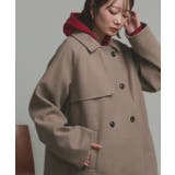 【2025AW新作】フェイクウールショートトレンチコート | ad thie | 詳細画像36 