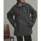 【2025AW新作】フェイクウールショートトレンチコート | ad thie | 詳細画像42 