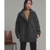 【2025AW新作】フェイクウールショートトレンチコート | ad thie | 詳細画像44 