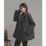 【2025AW新作】フェイクウールショートトレンチコート | ad thie | 詳細画像46 