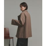 【2025AW新作】フェイクウールショートトレンチコート | ad thie | 詳細画像54 