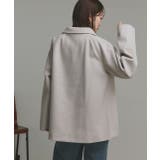 【2025AW新作】フェイクウールショートトレンチコート | ad thie | 詳細画像6 