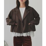 【2025AW新作】ショート丈テーラードダブルジャケット | ad thie | 詳細画像11