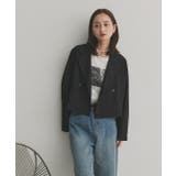 【2025AW新作】ショート丈テーラードダブルジャケット | ad thie | 詳細画像22