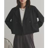 【2025AW新作】ショート丈テーラードダブルジャケット | ad thie | 詳細画像31