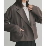 【2025AW新作】ショート丈テーラードダブルジャケット | ad thie | 詳細画像46