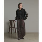 サイドラインジップベロアパーカー | ad thie | 詳細画像2 