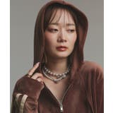 サイドラインジップベロアパーカー | ad thie | 詳細画像21 