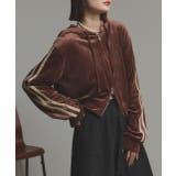 サイドラインジップベロアパーカー | ad thie | 詳細画像28 