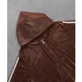 サイドラインジップベロアパーカー | ad thie | 詳細画像30 