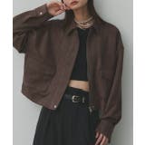 ルーズスエードクロップドブルゾン | ad thie | 詳細画像13 