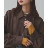 ルーズスエードクロップドブルゾン | ad thie | 詳細画像16 