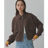 ルーズスエードクロップドブルゾン | ad thie | 詳細画像17 