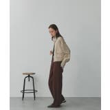 ルーズスエードクロップドブルゾン | ad thie | 詳細画像19 