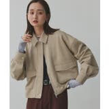 ルーズスエードクロップドブルゾン | ad thie | 詳細画像20 