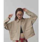 ルーズスエードクロップドブルゾン | ad thie | 詳細画像28 