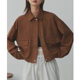 ルーズスエードクロップドブルゾン | ad thie | 詳細画像36 