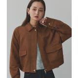 ルーズスエードクロップドブルゾン | ad thie | 詳細画像38 