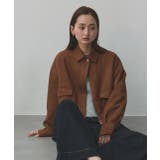 ルーズスエードクロップドブルゾン | ad thie | 詳細画像40 