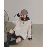 【2025AW新作】サイドラインハーフジップフリースプルオーバー | ad thie | 詳細画像11 