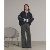 【2025AW新作】サイドラインハーフジップフリースプルオーバー | ad thie | 詳細画像21 