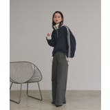 【2025AW新作】サイドラインハーフジップフリースプルオーバー | ad thie | 詳細画像22 