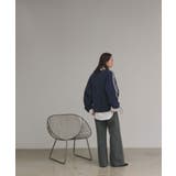 【2025AW新作】サイドラインハーフジップフリースプルオーバー | ad thie | 詳細画像23 