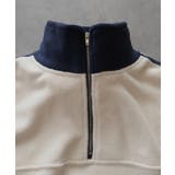 【2025AW新作】サイドラインハーフジップフリースプルオーバー | ad thie | 詳細画像29 