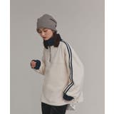 【2025AW新作】サイドラインハーフジップフリースプルオーバー | ad thie | 詳細画像7 