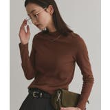 ブラウン×プチハイネック | 【2025AW新作】アソート 起毛リブトップス	 | ad thie