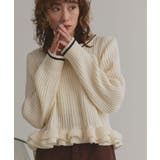 【2025AW新作】フリルヘムニットトップス | ad thie | 詳細画像10