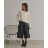 【2025AW新作】フリルヘムニットトップス | ad thie | 詳細画像14