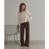 【2025AW新作】フリルヘムニットトップス | ad thie | 詳細画像2