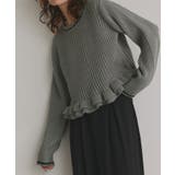 【2025AW新作】フリルヘムニットトップス | ad thie | 詳細画像23