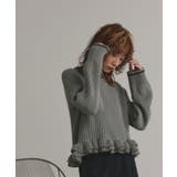 【2025AW新作】フリルヘムニットトップス | ad thie | 詳細画像28