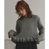 【2025AW新作】フリルヘムニットトップス | ad thie | 詳細画像29