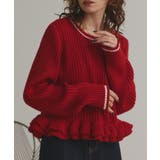 【2025AW新作】フリルヘムニットトップス | ad thie | 詳細画像33