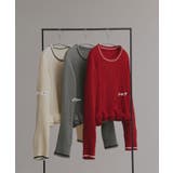 【2025AW新作】フリルヘムニットトップス | ad thie | 詳細画像43