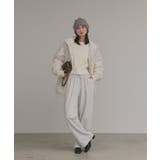 【2025AW新作】ショート丈ミックスニットプルオーバー | ad thie | 詳細画像11 