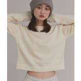 【2025AW新作】ショート丈ミックスニットプルオーバー | ad thie | 詳細画像16 