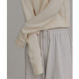 【2025AW新作】ショート丈ミックスニットプルオーバー | ad thie | 詳細画像17 