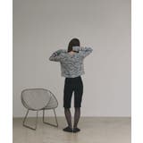 【2025AW新作】ショート丈ミックスニットプルオーバー | ad thie | 詳細画像21 